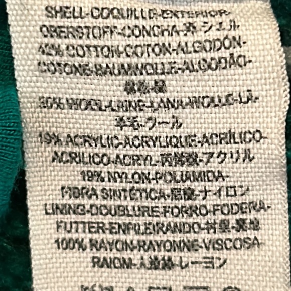 FREE PEOPLE Green Loch Raven Sweater Button Front Jacket Wool Blend Women’s XS - Picture 13 of 16